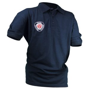 Navy polo shirt