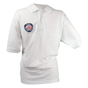 White polo shirt